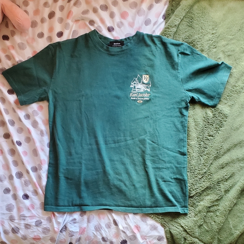 Karl Jacobs Green T-Shirt "Official Staff" Merch